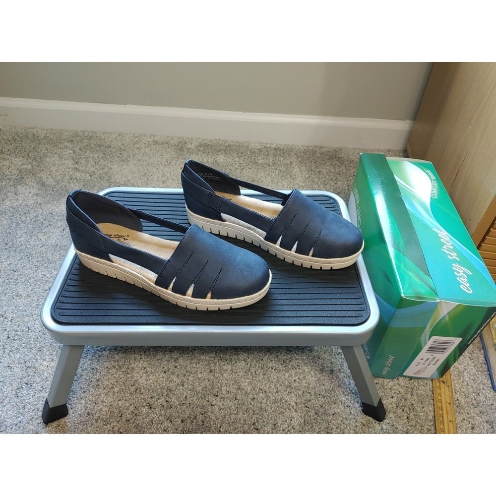 Easy Street Bugsy Navy / Gore Women's Slip On Shoes Sz. 6.5 M NIB 31-7245 - Picture 4 of 12